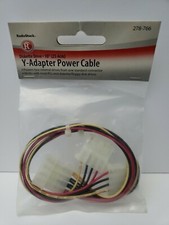 Radio Shack Diskette Drive Y-Adapter Power Cable