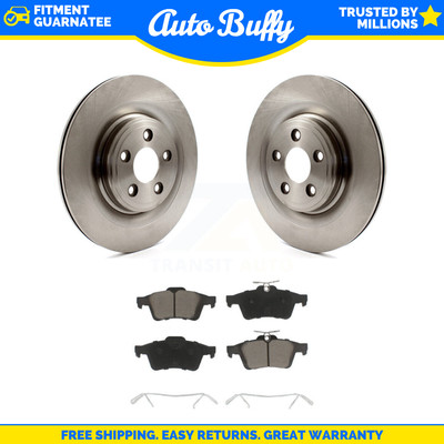 [Rear] Brake Rotor Ceramic Pad Kit For Jaguar XF XJ XK S-Type XJ8 Vanden Plas V8