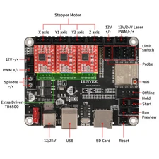 GRBL 3Axis 32bits ESP32 Mainboard Controller For CNC Router Laser Engraver
