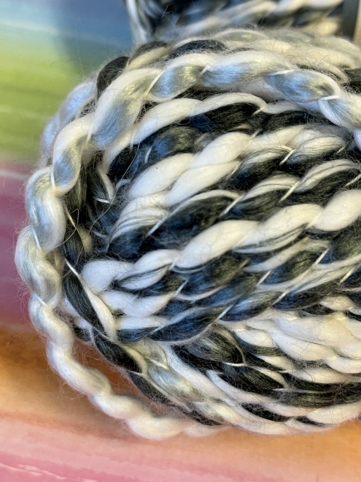 NEW lot 3 skeins Yarn Bee Cotton XXL New Spin Ebony Epiphany same dye