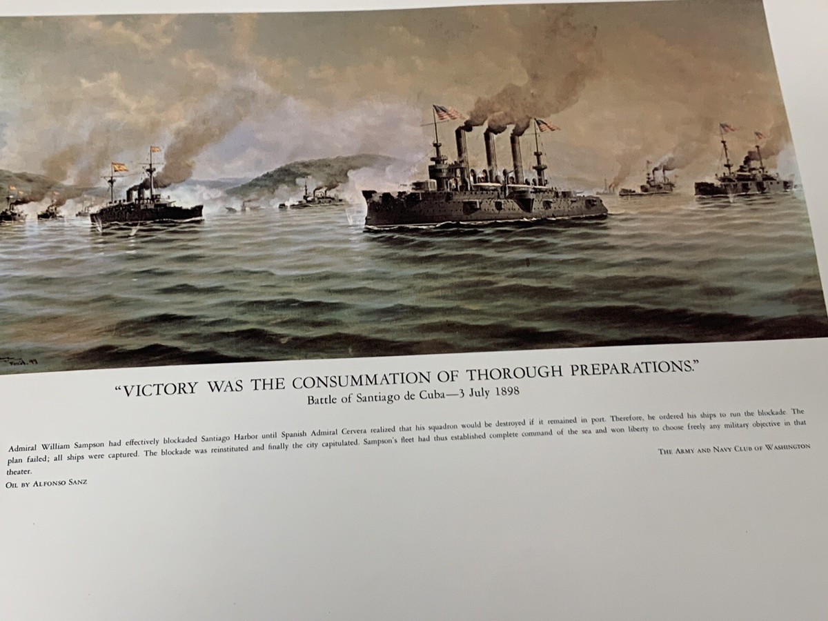 U.S. Naval History Lithograph Amazing Collection Of 10 Print Navy