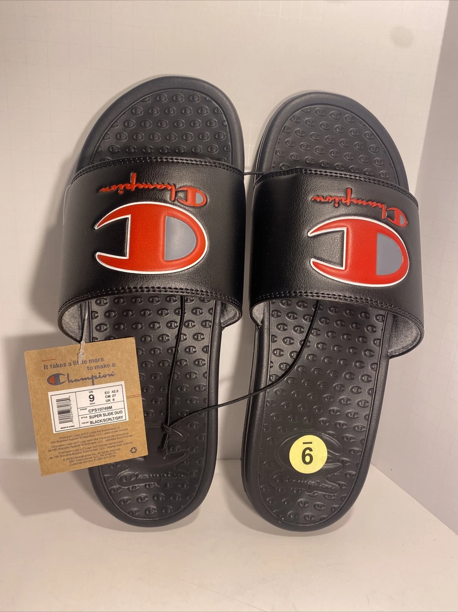 Champion men's pool best sale slides