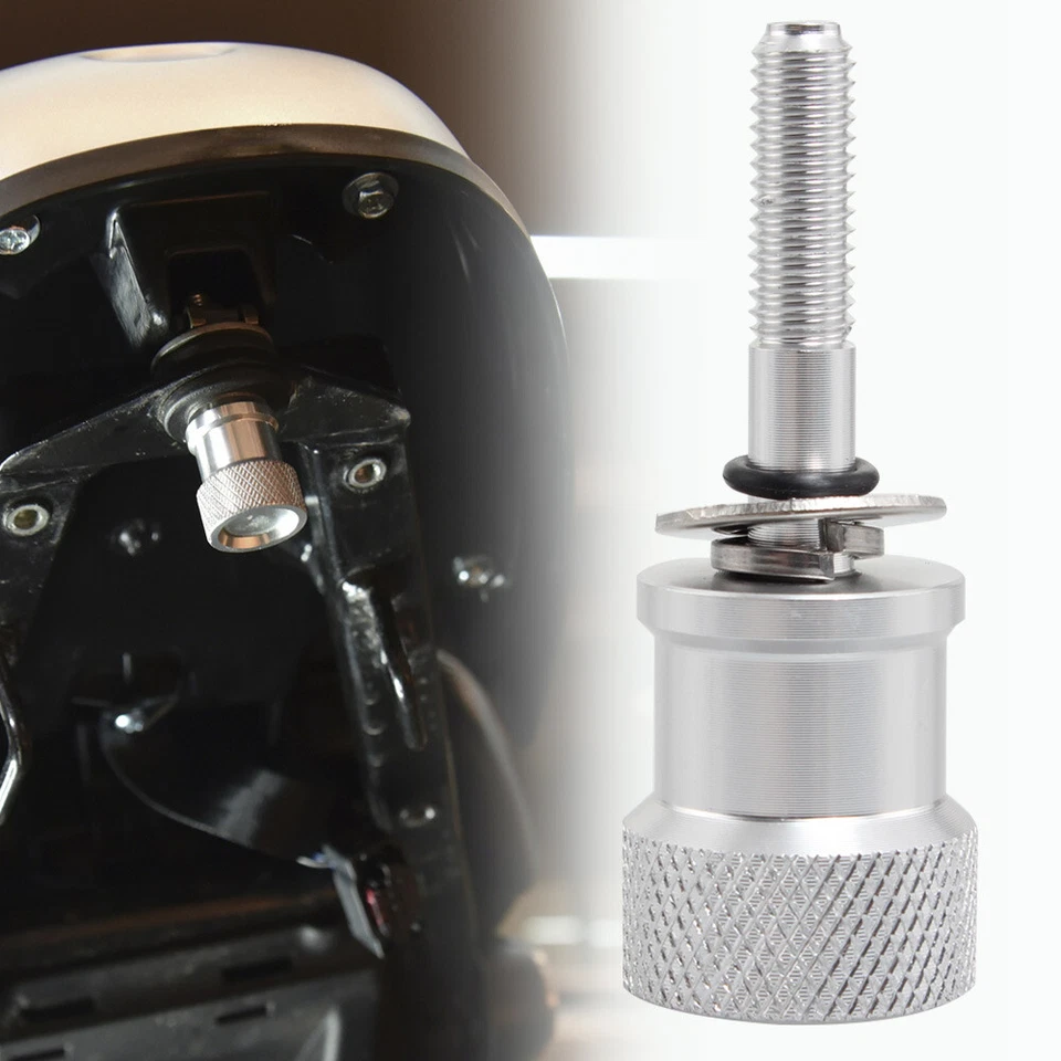 Tornillo de liberación rápida plateado para asiento trasero para BMW R NINE T T Scrambler 2014-2020 Foto 2 de 4