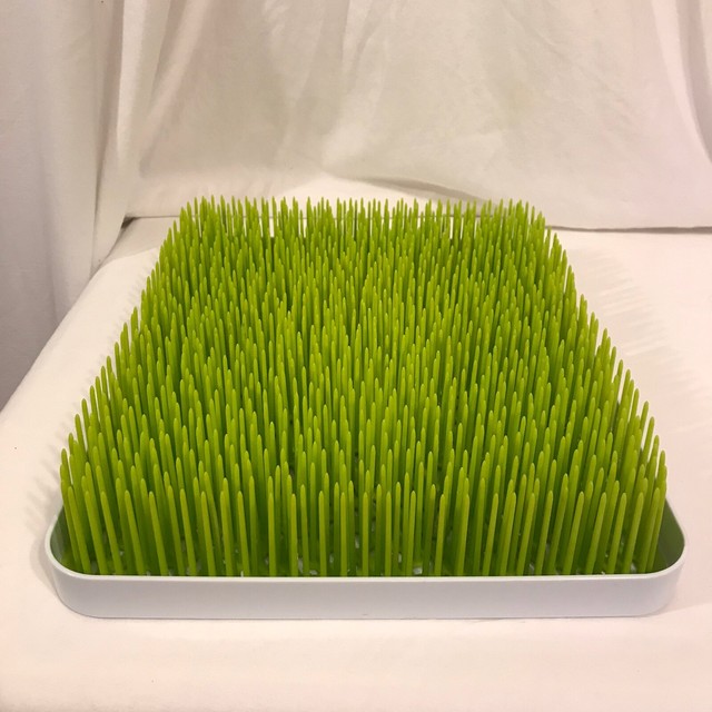 Large BOON "LAWN" green countertop Drying Rack 13.5" x 11" x 2.5" eBay