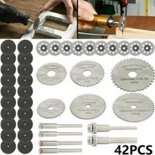 42 x Diamond Cutting Wheels For Dremel Rotary Set die Drinder Metal Cut Off Disc