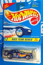 Hot Wheels 1995 Race Team Series #277 Side-Splitter Mtflk Blue w/ 5SPs