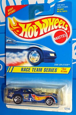 1995 Hot Wheels #277 Race Team Series 3 of 4 Cars Side-splitter