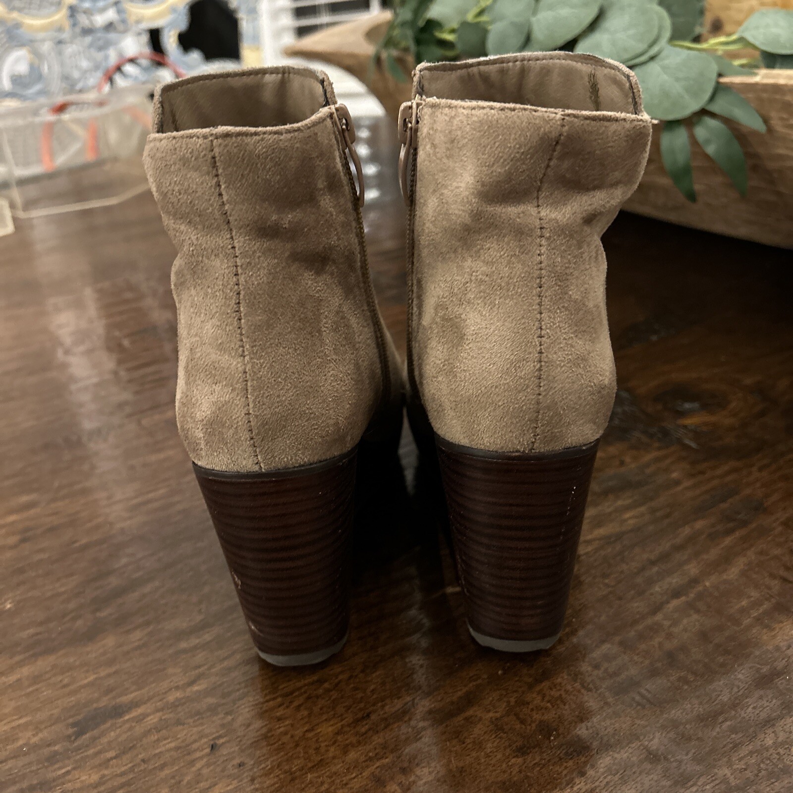 Volatile Platform Neutral Ankle Booties Boots Wom… - image 5