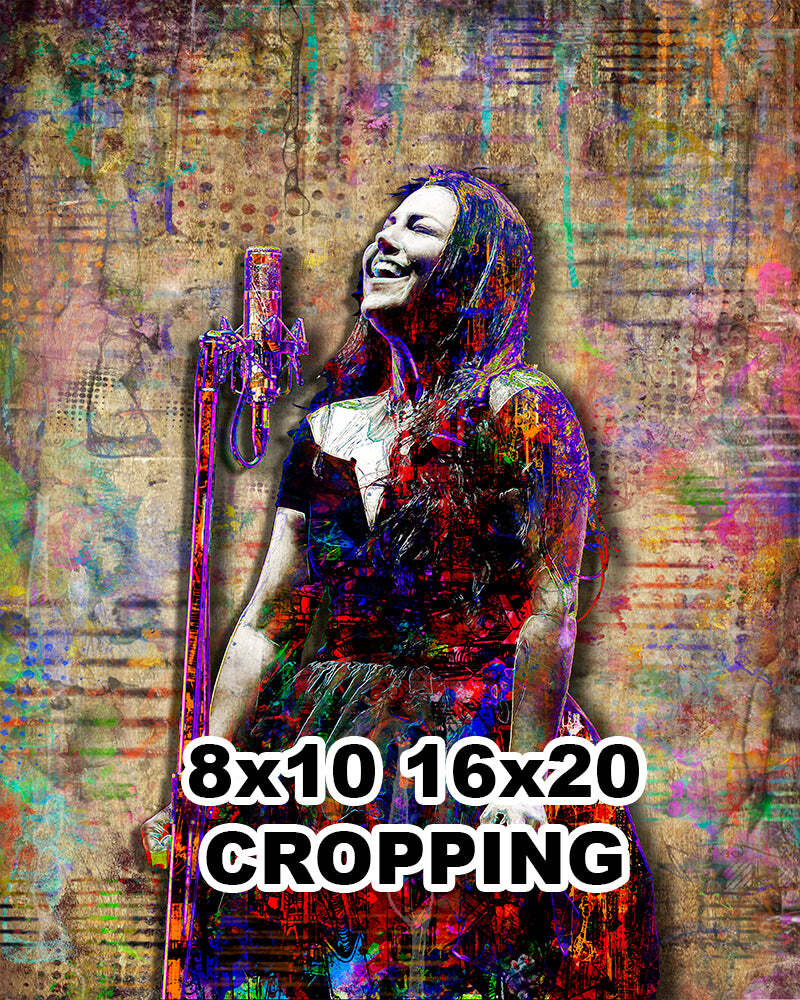 Amy Lee of Evanescence Poster, Evanescence's Tribute Fine Art Free Shipping Us