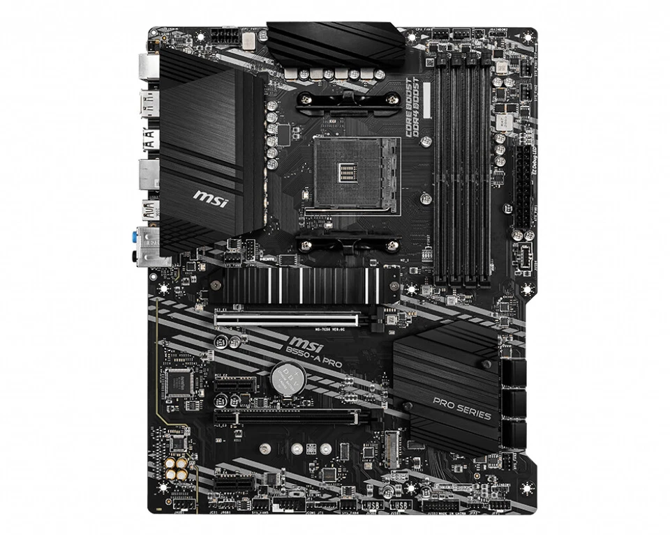 MSI AMD B550 Pro Socket AM4 ATX DDR4-SDRAM Motherboard - Imagen 2 de 4