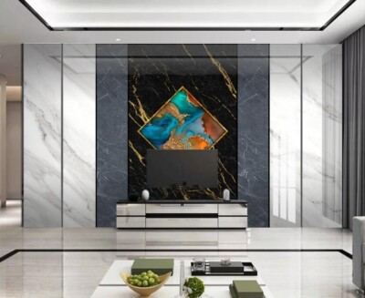 3D Marble Background ZHUA18223 Wallpaper Wall Murals Removable Self-adhesive Ann