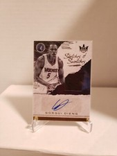 2017 Panini Court Kings Sketches & Swatches /314 Gorgui Dieng #SS-GD Auto SPURS 