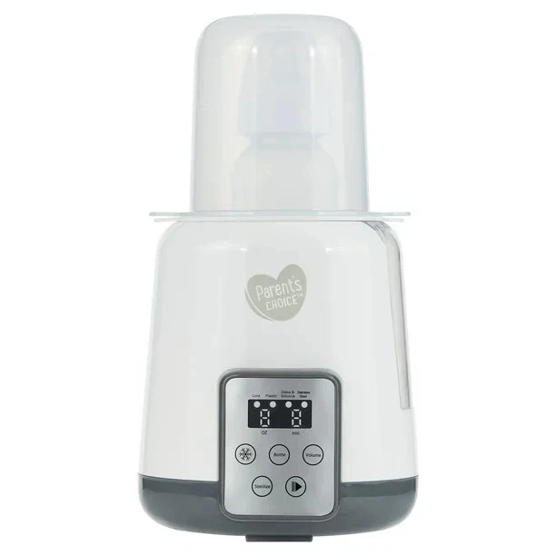 PARENTS CHOICE ELECTRIC BABY BOTTLE WARMER AND STERILIZER *DISTRESSED PKG