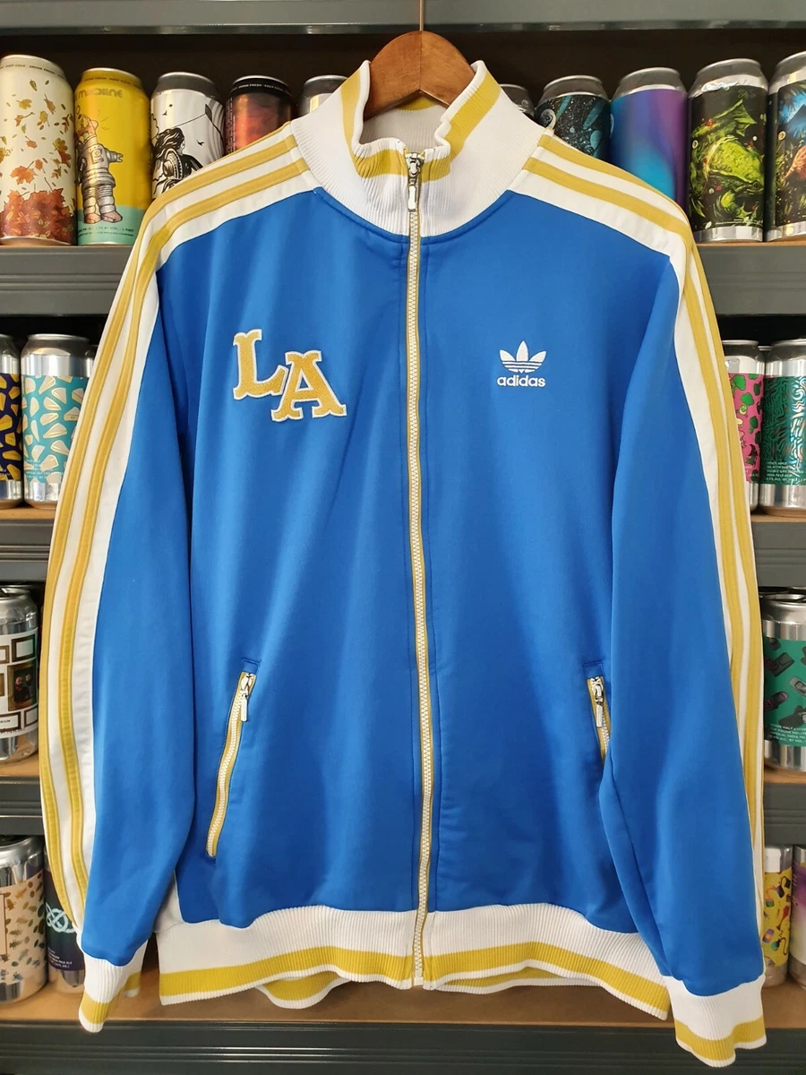 Adidas Los Angeles Mens Large Tracksuit Jacket Track Top Vintage Super Hans L.A