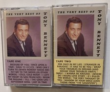 Tony Bennett The Very Best Cassette Tape 1  2 Two Separate Cassettes