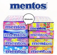 Mentos Chewy Dragees 24 Rolls X 37g (1 Box) Mint/Rainbow/Mix Fruit/Grape/etc