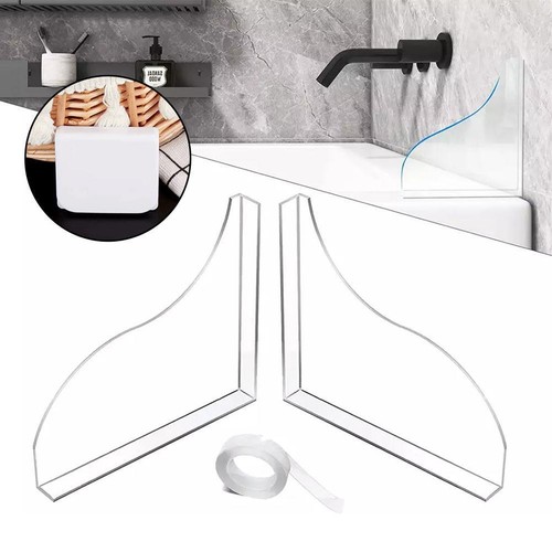 Guard Bathtub Water Shower Tub Guards Corner Bathroom New Guest Drip