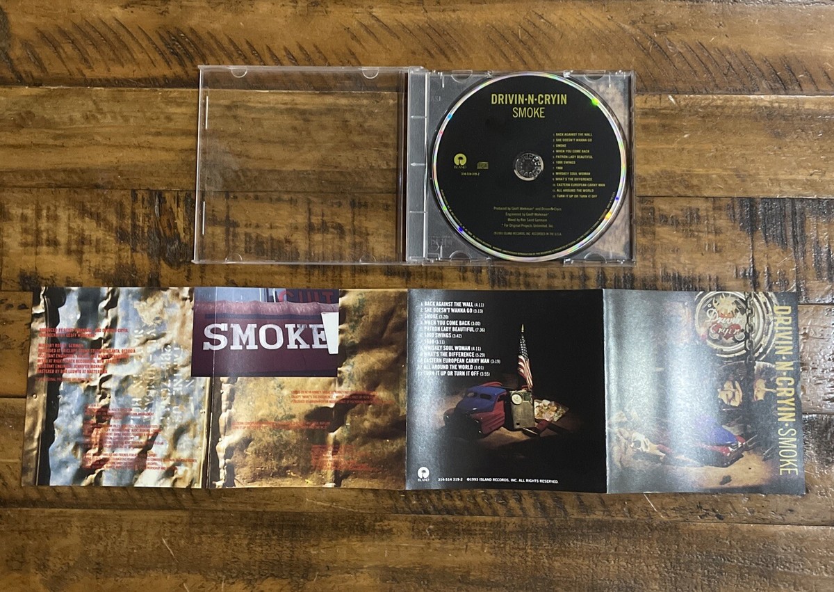 Smoke by Drivin' N' Cryin' (CD, Remainder, 1993, Island Records