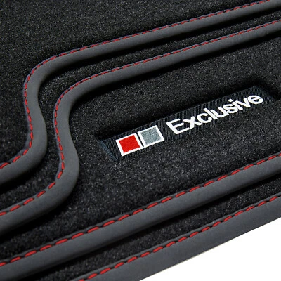 Alfombrillas Exclusive Line para Audi A6 4G C7 Avant Combi S-Line año 2011-2018