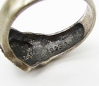 925 Sterling Silver  Vintage Marcasite Love Heart Band Ring Sz 9  RG3273 — photo 6