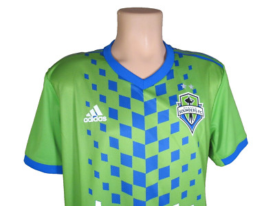 SEATTLE FOUNDERS FOOTBALL CLUB Mens Size L NWT Authentic Soccer Jersey by adidas