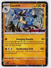 Miscellaneous Cards & Products #114/198 Lucario (Scarlet & Violet Stamp) Cosmos