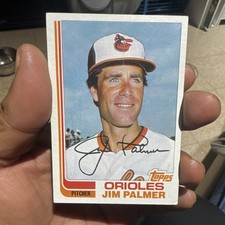 Topps Jim Palmer 1982 Base Set Baltimore Orioles MLB Baseball Card #80 Auto