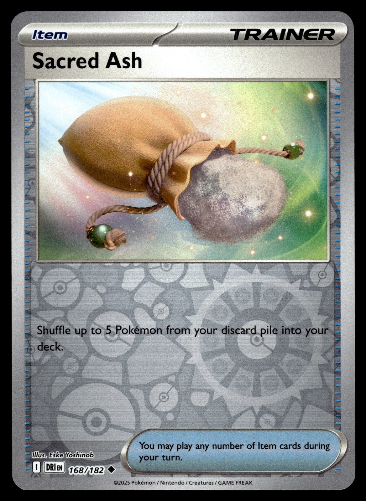 Sacred Ash Reverse Holofoil 168/182 SV10: Destined Rivals Pokemon