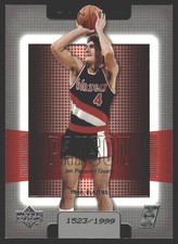 Jim Paxson #158 2003-04 Upper Deck Finite Portland Trail Blazers SN/1999