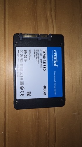 Crucial BX500 SSD interne 480 Go 2,5" SATA III CT480BX500SSD1 1