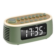 White Noise Machine Bluetooth Speaker, Digital Alarm Clock Sleep Timer with L...