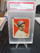 1949 Bowman #64 Dom DiMaggio PSA 6 Boston Red Sox EX-MT!