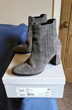 Carvela Kurt Geiger Women's Grey Suede Ankle Boots Size 5/38 Excellent Condition