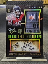 🇨🇦 2015 Panini Black Gold Grand Debut Autograph 2/5 Justin Hardy RC NM Nike LT