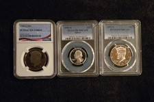 1991-S PR70 HALF DOLLAR / 1985-S PF 70 ULTRA CAMEO HALF DOLLAR / 1992-S QUART