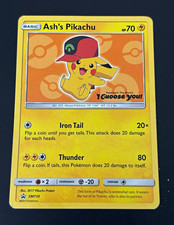 Pokemon TCG Ash's Pikachu SM110 on eBay
