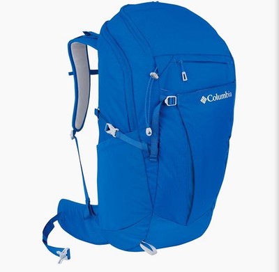 Columbia Rocky Point Frame Hiking Backpack, Lightweight Blue MSRP $250