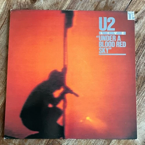 U2 - UNDER A BLOOD RED SKY   EX-/EX+ VINYL LP  / BLACK INNER