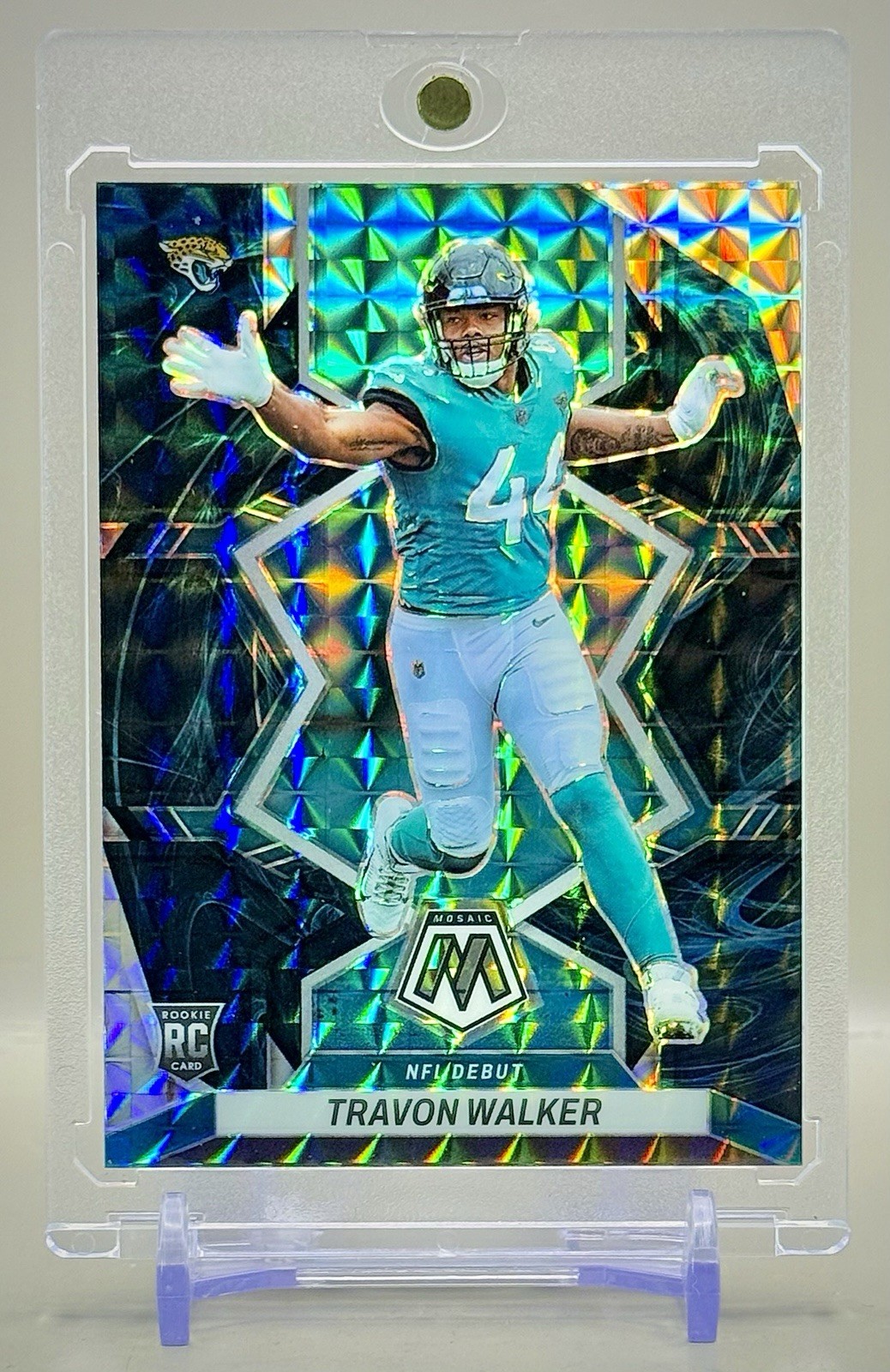 Travon Walker 2022 Panini Mosaic #286 Rookie GENESIS RC SSP - Jaguars