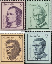 Briefmarken Australien 1968 Mi 410E-413E postfrisch Persönlichkeiten