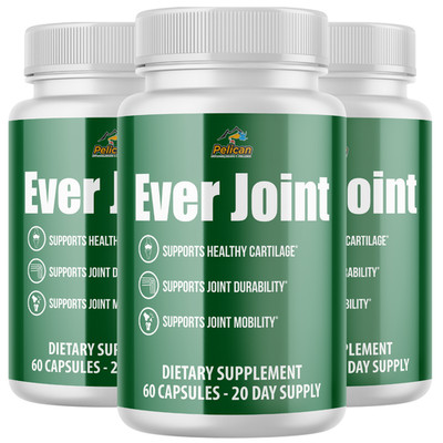 Ever Joint- Joint Health Support- 3 Bottles- 180 Capsules
