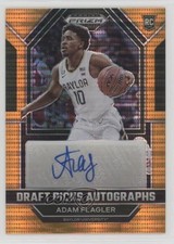 2023 Panini Prizm Draft Picks Orange Pulsar 40/49 Adam Flagler #DPA-AFG Auto 1u6