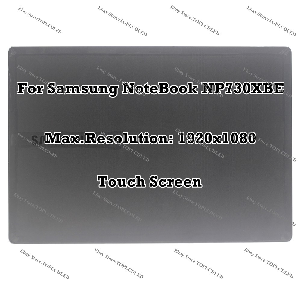 13.3"" For Samsung NoteBookNP730XBE-K01CN FHD Touch LCD Screen Hinge Up Assembly