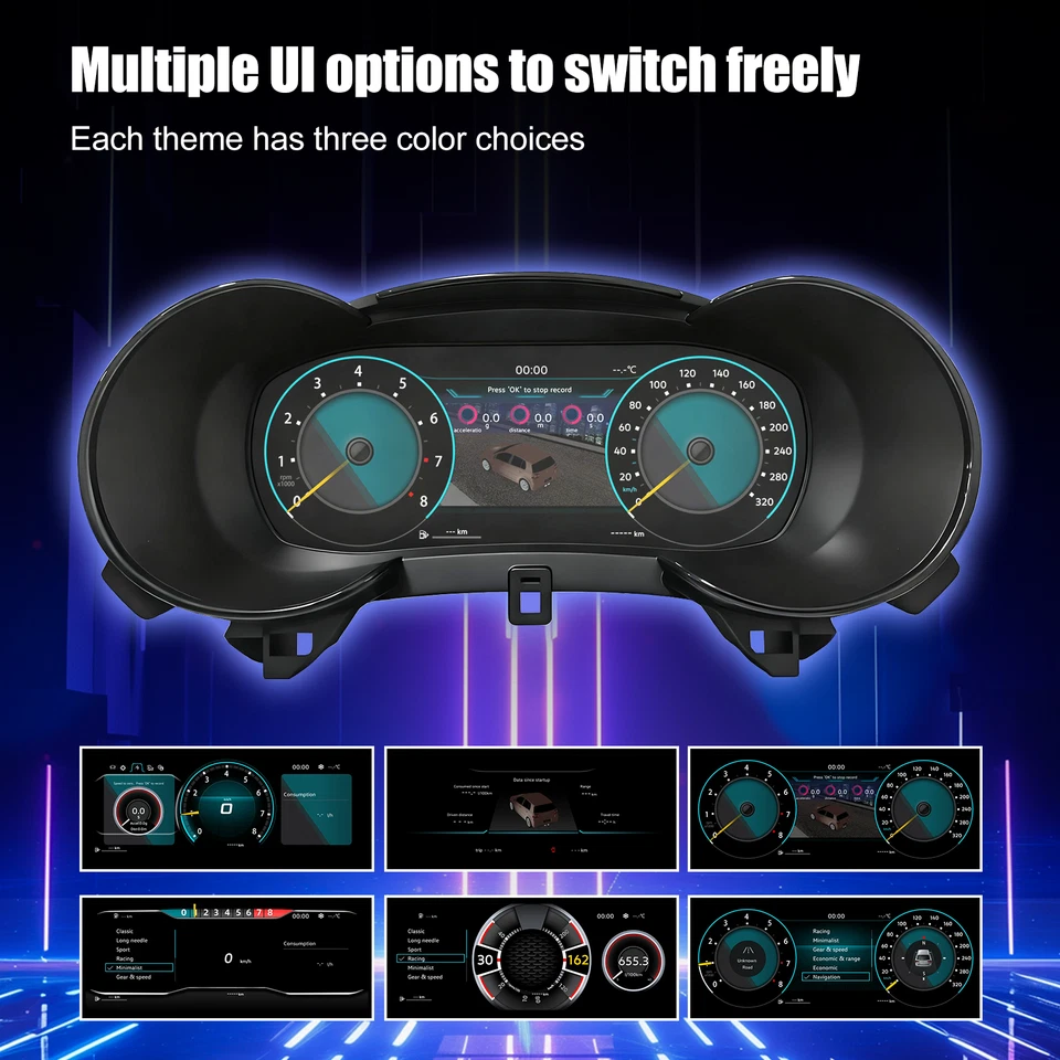 Cuadro de instrumentos digital HDMI Carplay para VW Skoda Yeti PQ plataforma 2013-2017 Foto 4 de 4