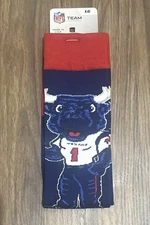 NFL Houston Texans Crew Socks Large 5-12 New