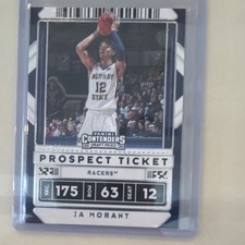 Panini Contenders Draft Picks Ja Morant #44 Prospect Ticket Basketball Card