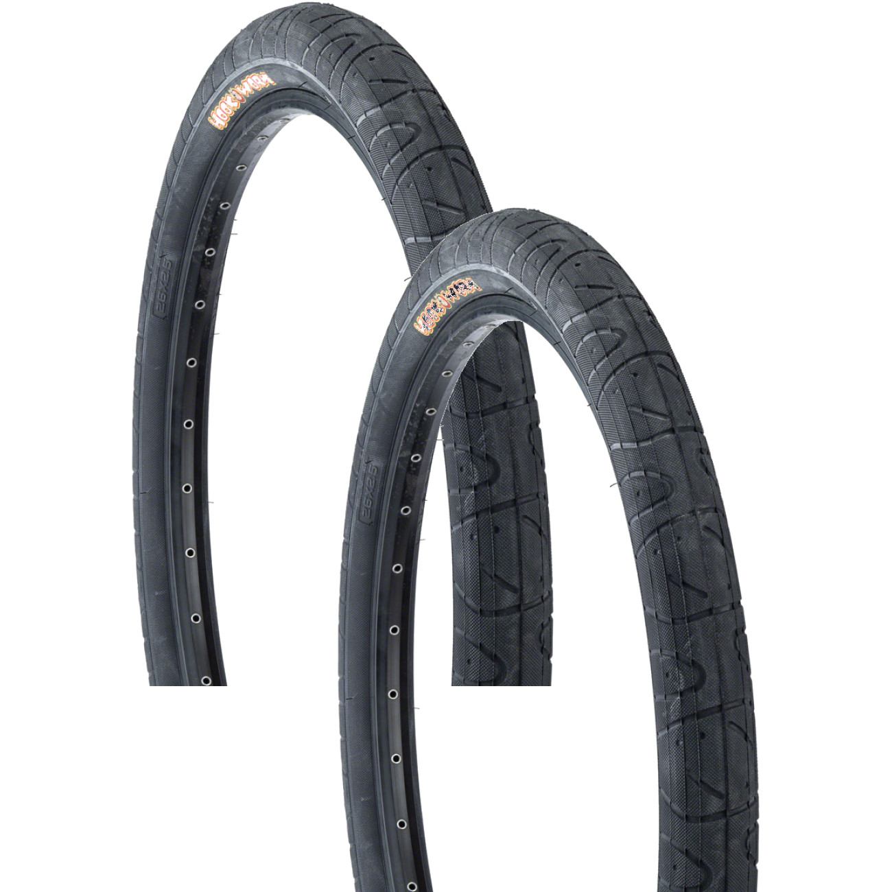 Pack of 2 Maxxis Hookworm Bmx Tire 29 X 2.5 60Tpi Clincher Wire Black
