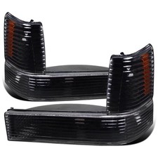 - Fits 1993-1996 Jeep Grand Cherokee Turn Signal Lights Pair Black