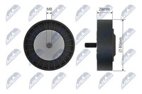NTY Umlenkrolle Keilriemen RNK-BM-026 FüR BMW X5 E70 X6 E71 E72 X3 E83 Xdrive