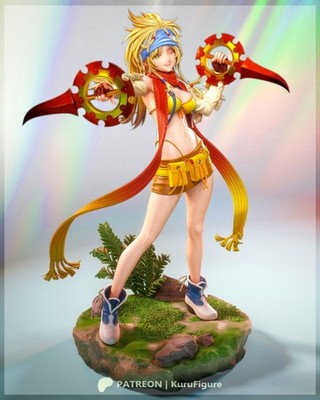 Rikku | Final Fantasy | 3D Printed Sculpture | Unpainted 1:6